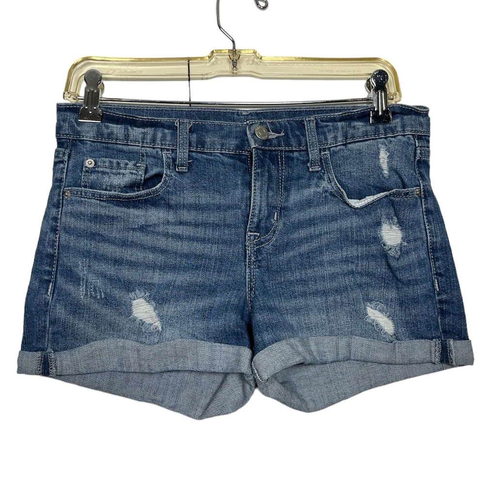 Old Navy Boyfriend Distressed Denim Shorts Size 4